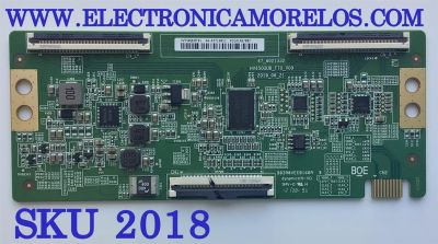 T-CON ORIGINAL PARA TV VIZIO / INSIGNIA / PHILIPS / NUMERO DE PARTE 44-9771601C / 47-6021332 / HV650QUB_F70_V00 / PANEL'S BOEI750WQ1 / TPT750WR-QUBF91.K / DISPLAY HV750QUB-F91 / MODELOS V755-J04 / V755-J04 LBNFE5 / NS-75F301NA22 / 75PUL7552/F7